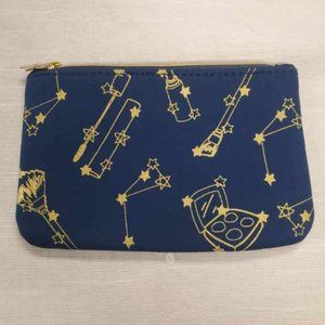 ipsy Makeup bag-Navy with gold